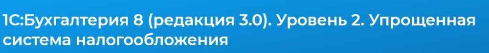 1С:Бухгалтерия 8 (редакция 3.0). Уровень 2. Упрощенная система налогообложения (Людмила Ганжа)